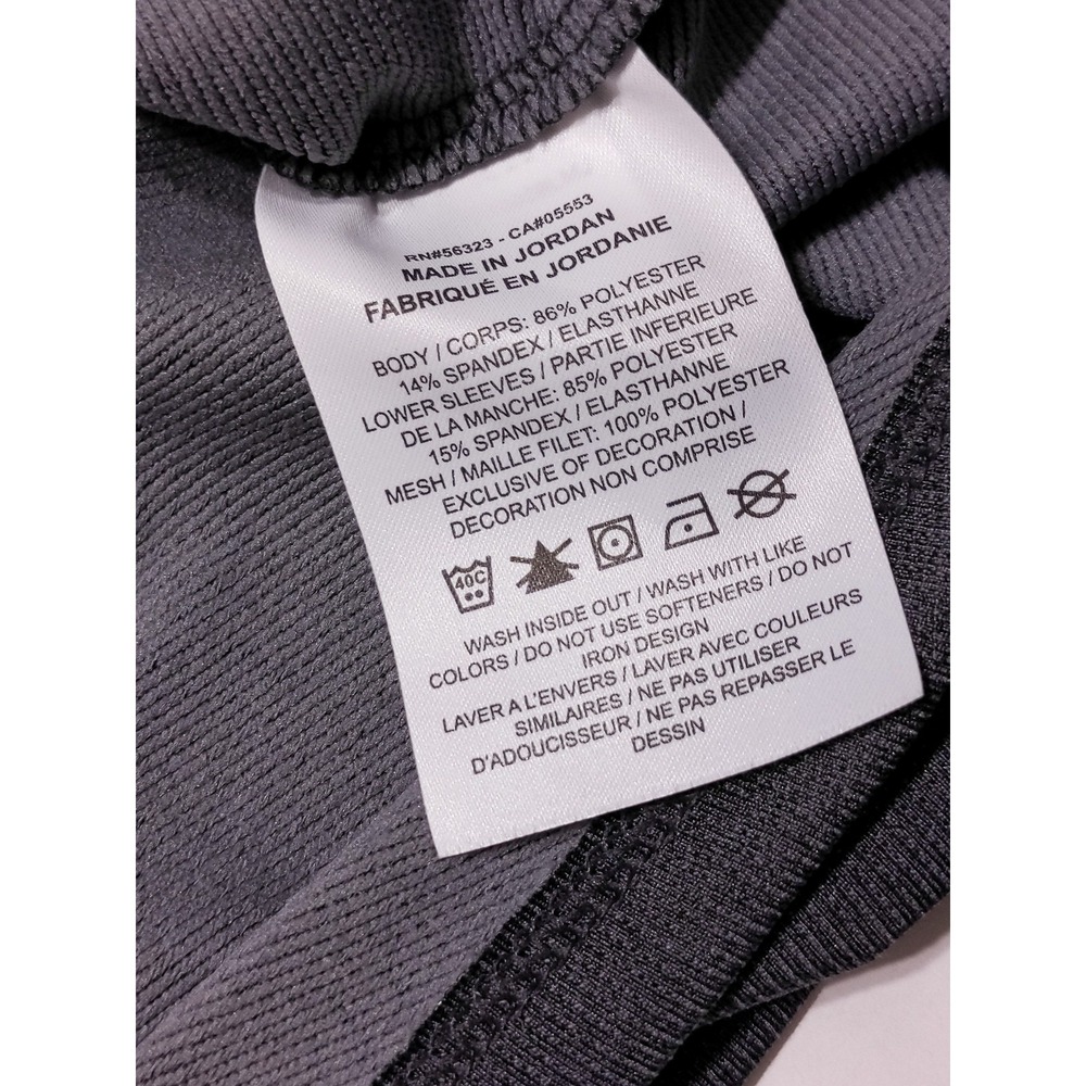 NIKE Men's Running‎ 1/4 Zip Pullover Top DJ0531 Gray Black XL ~ New - Picture 8 of 10